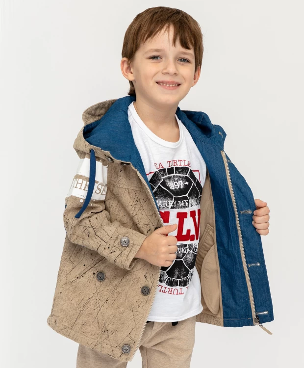 фото Бежевая ветровка gulliver (110)