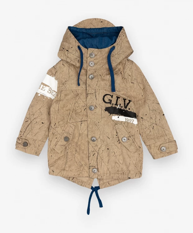 фото Бежевая ветровка gulliver (110)