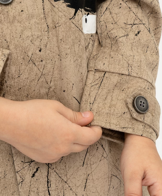 фото Бежевая ветровка gulliver (110)