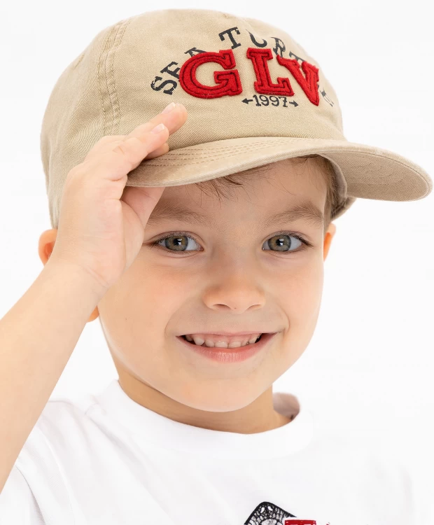 фото Бежевая бейсболка gulliver (52-54)