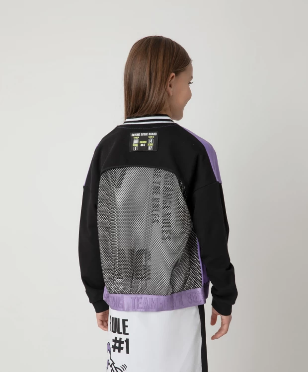 фото Толстовка составная на молнии с принтом gulliver (152)