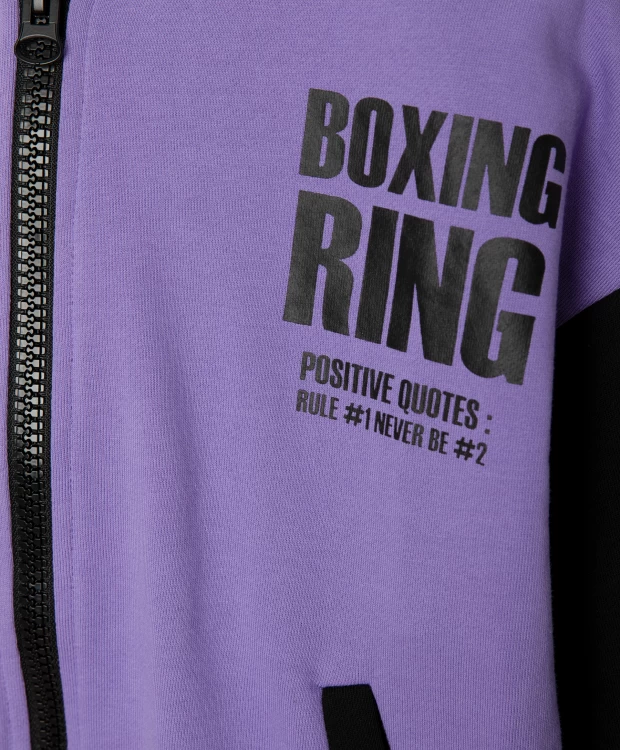 фото Толстовка составная на молнии с принтом gulliver (152)