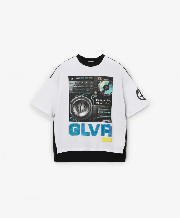 фото Футболка свободной формы с заниженной линией спинки и спущенным плечом gulliver (134)