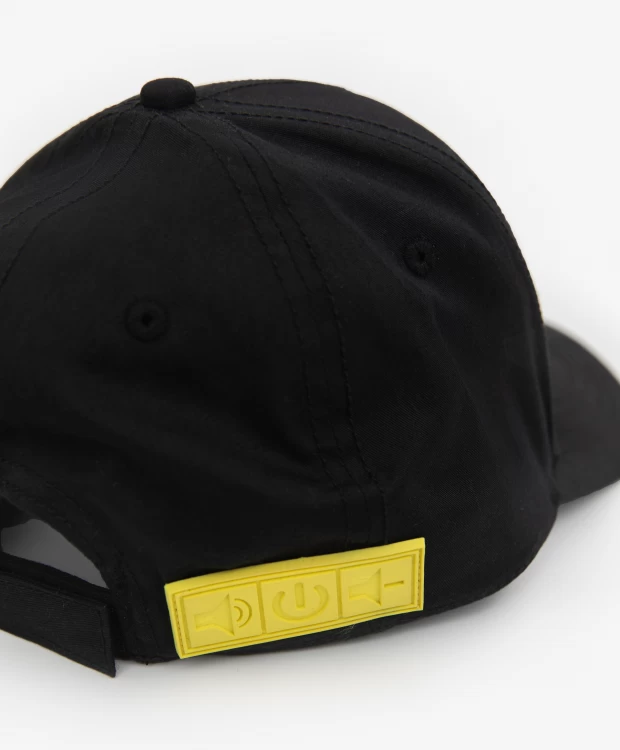 фото Бейсболка с декором черная gulliver (56-58)