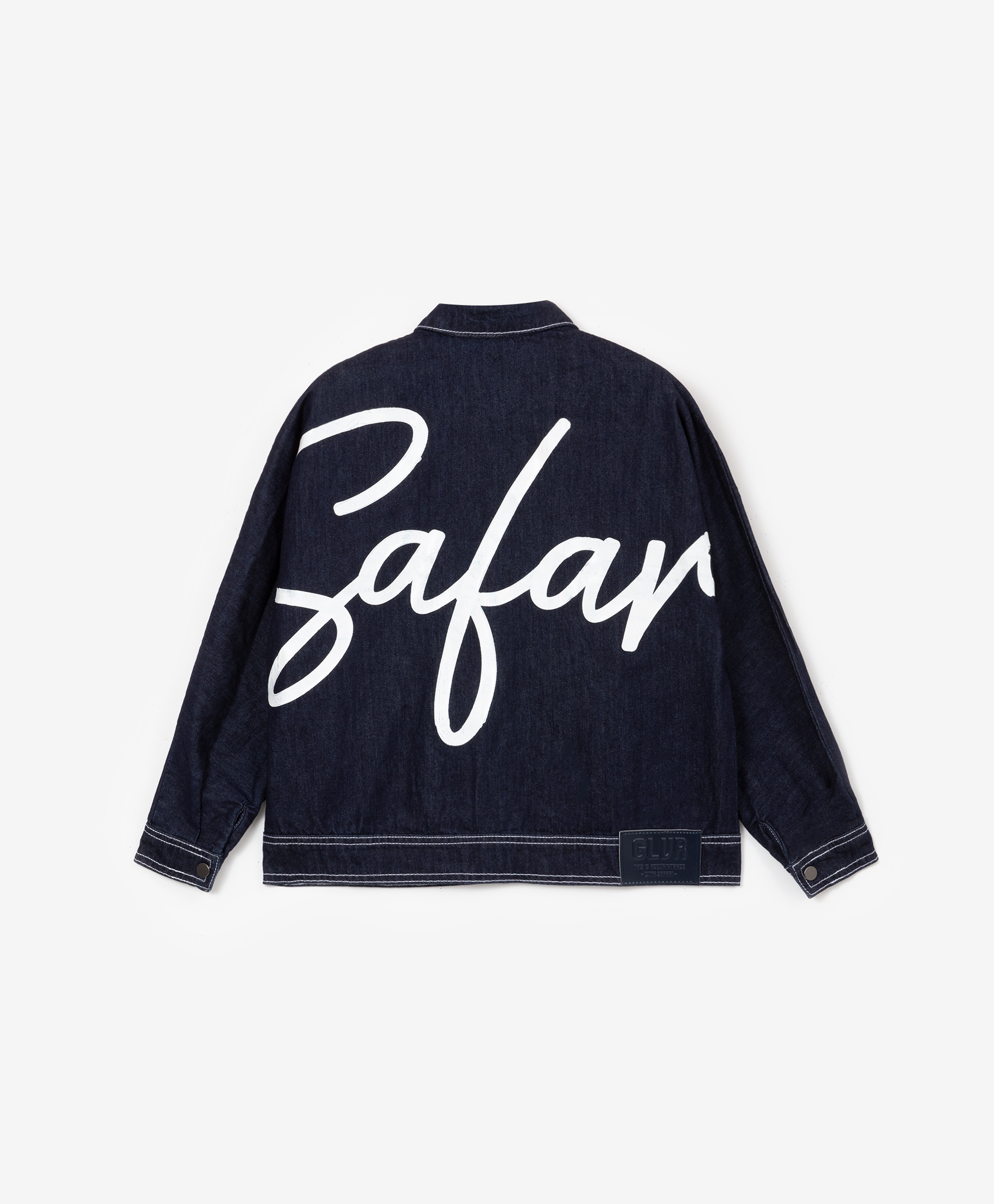 фото Куртка джинсовая оверсайз синяя gulliver