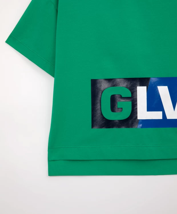 фото Футболка с коротким рукавом зеленая gulliver (104)