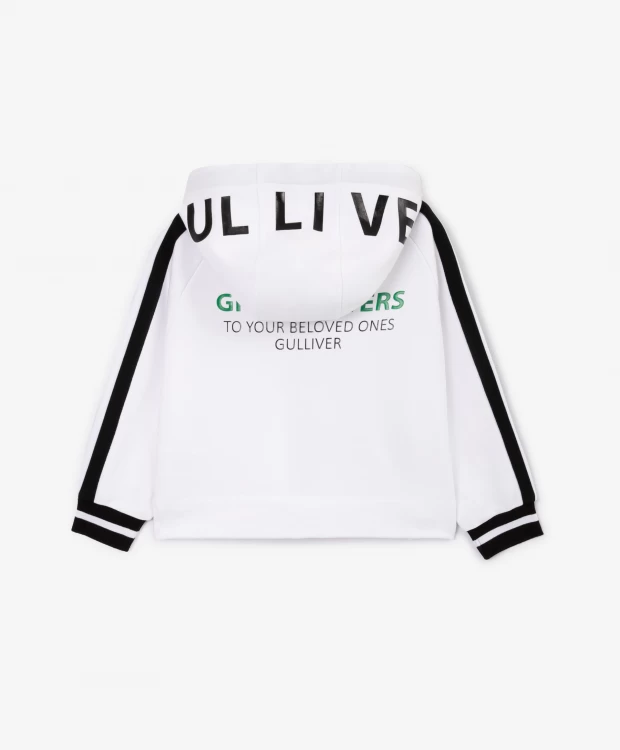 фото Распашная толстовка с отделкой gulliver (98)