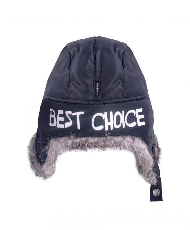 фото Черная плащевая шапка gulliver (52)