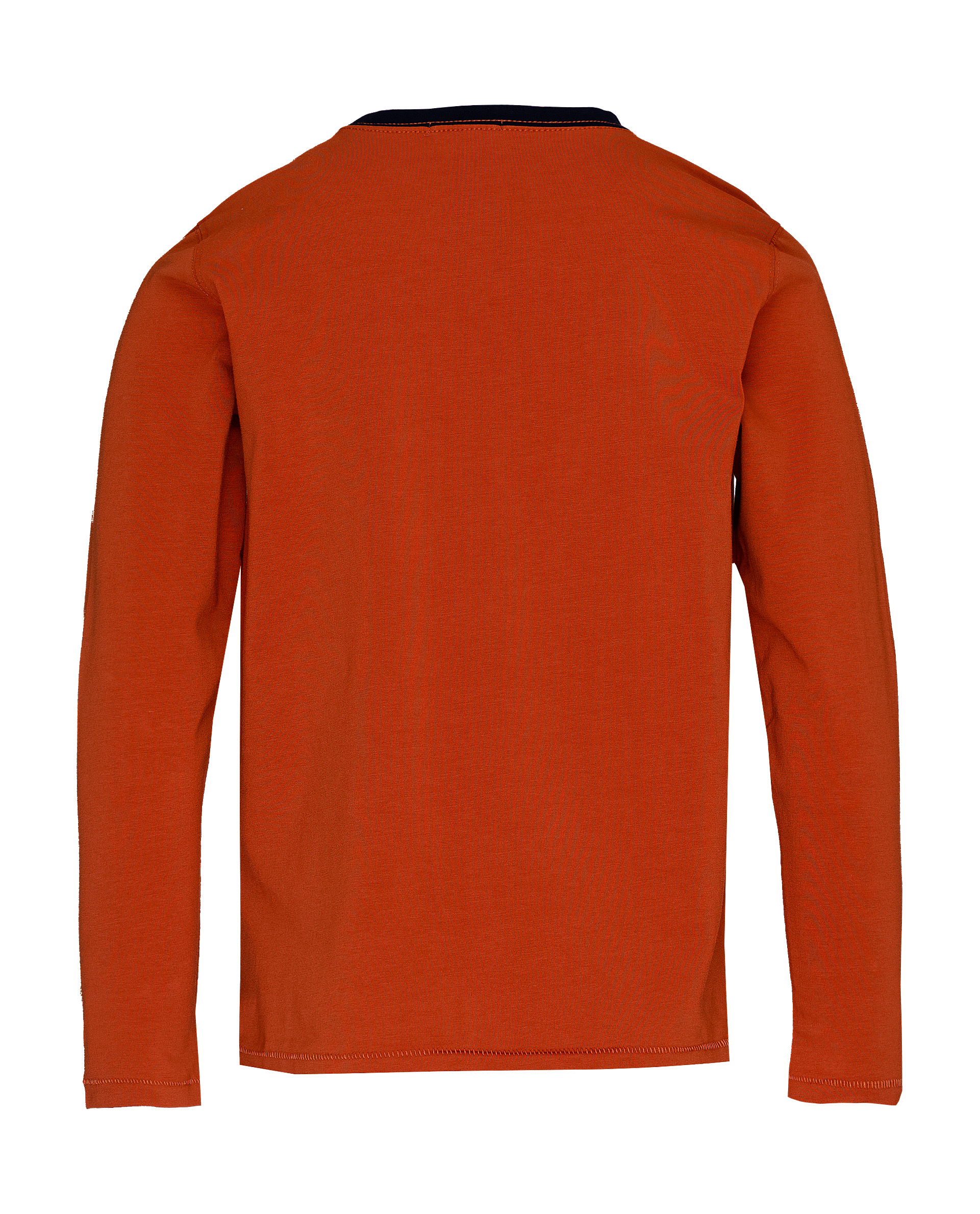 фото Оранжевая футболка с длинным рукавом gulliver