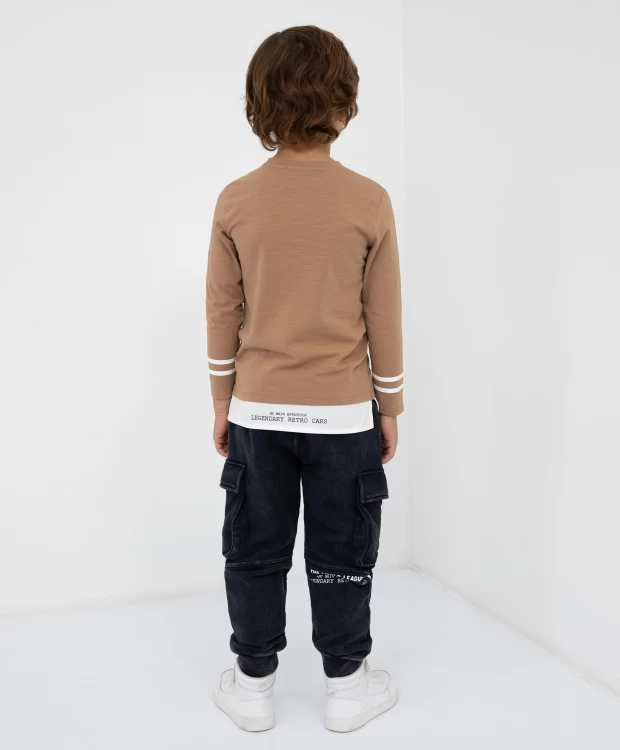 фото Футболка с эффектом многослойности gulliver (110)