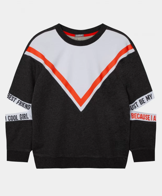 фото Серая толстовка gulliver (152)