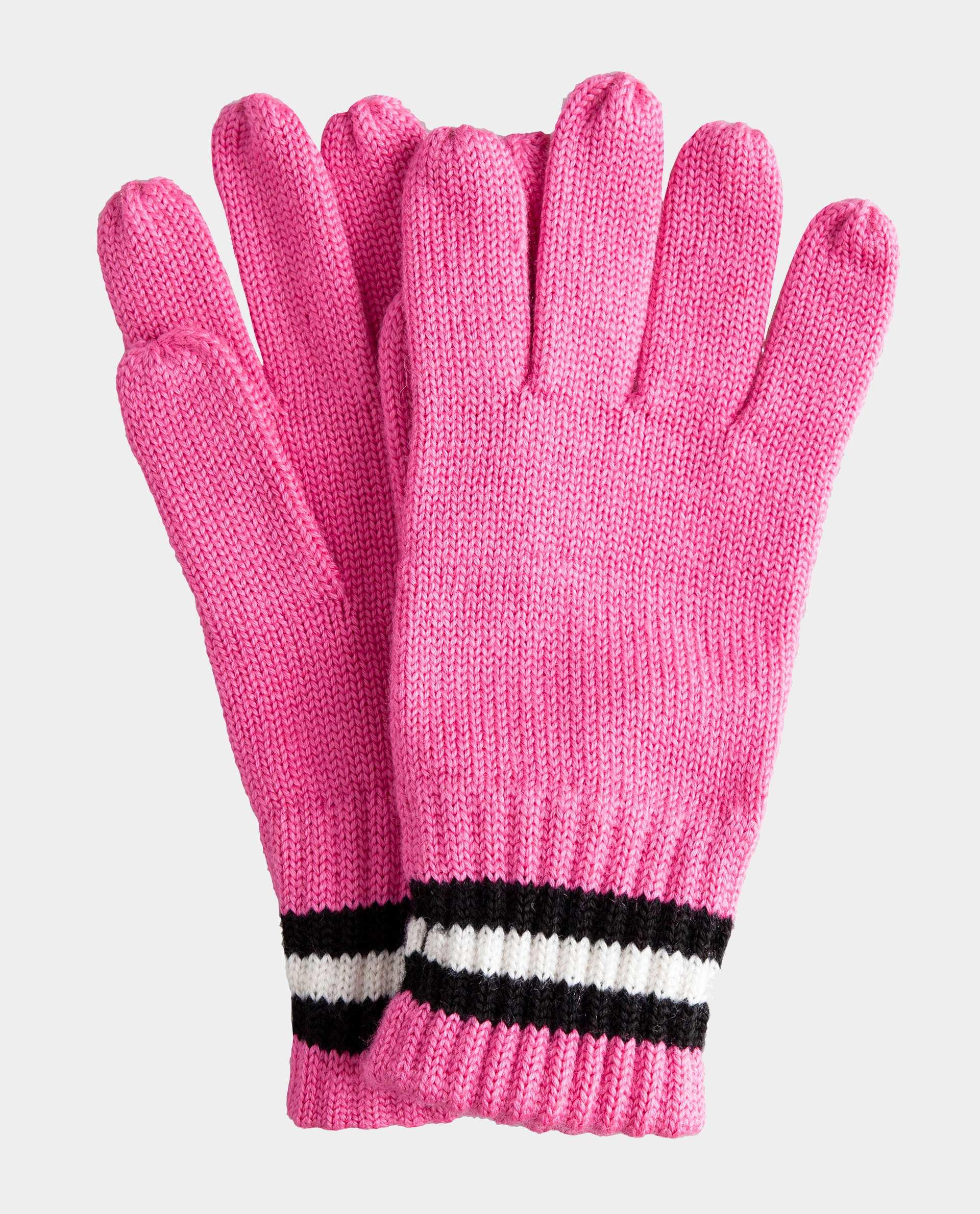 фото Розовые перчатки вязаные gulliver