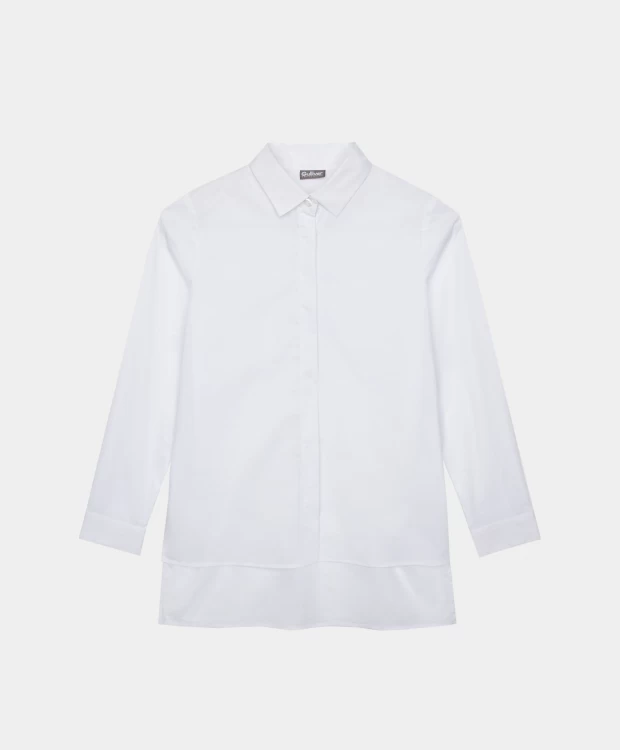 фото Белая блузка с удлиненной спинкой gulliver (134)
