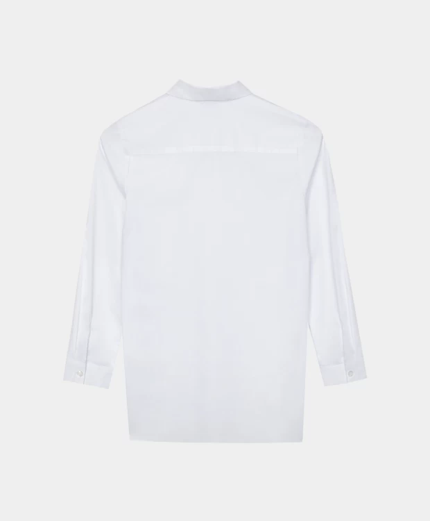 фото Белая блузка с удлиненной спинкой gulliver (134)