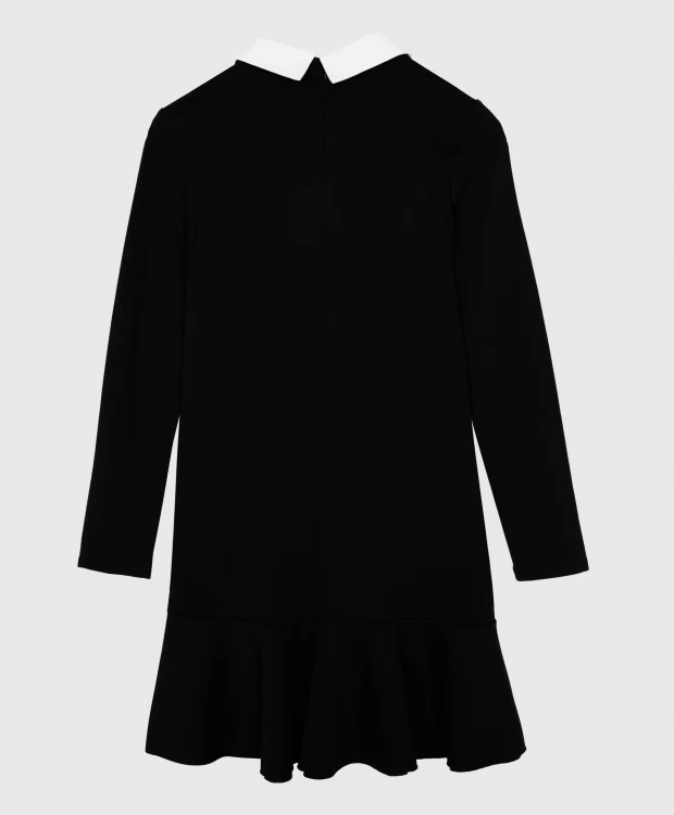 фото Черное платье из джерси gulliver (146)