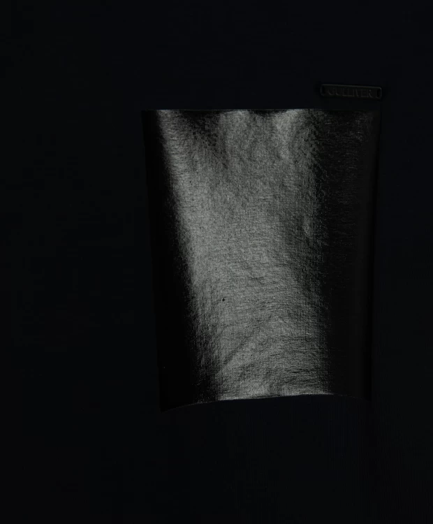 фото Футболка синяя с коротким рукавом gulliver (158)