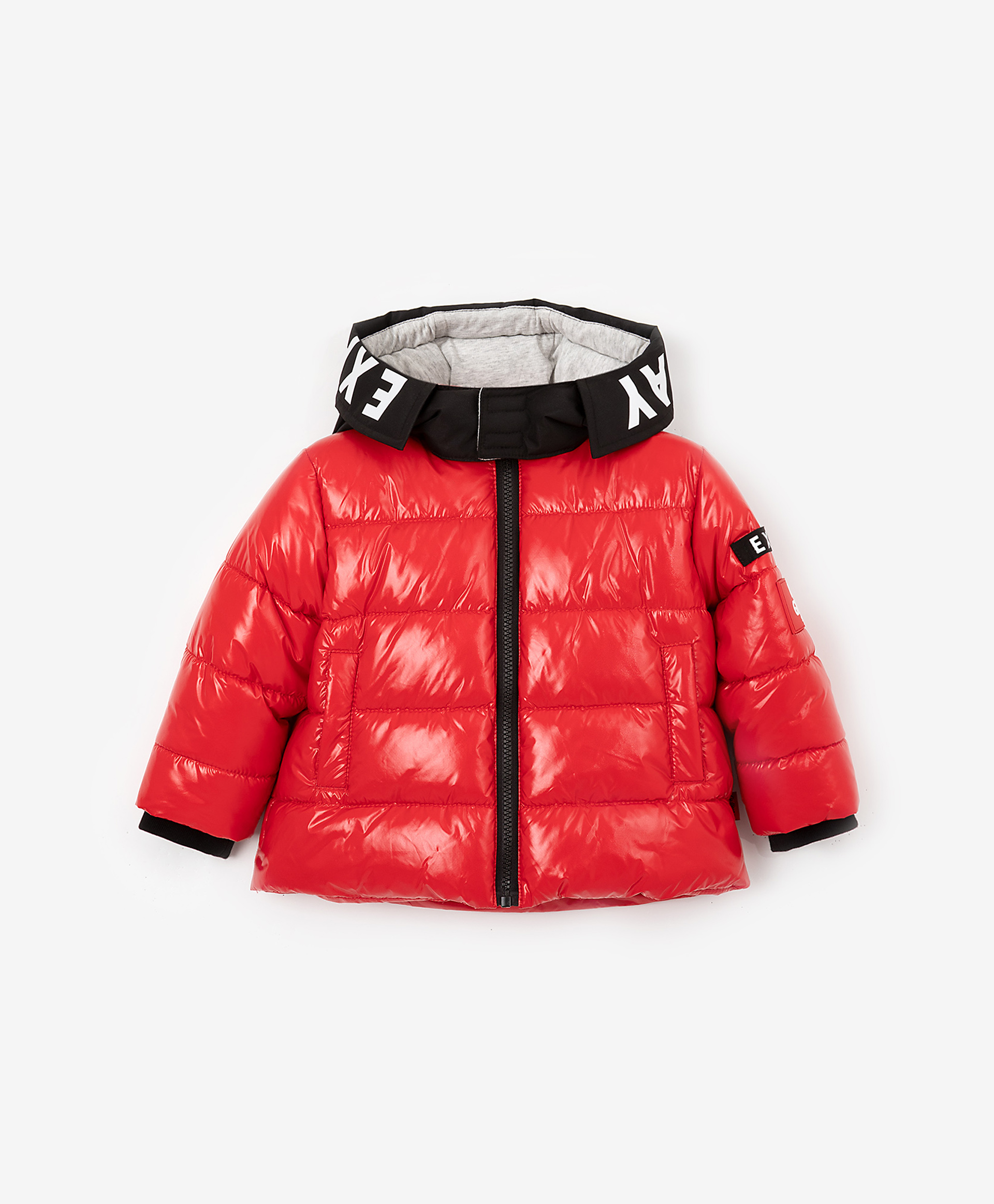 фото Куртка демисезонная стеганая красная gulliver