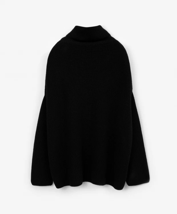 фото Свитер оверсайз черный glvr (m)