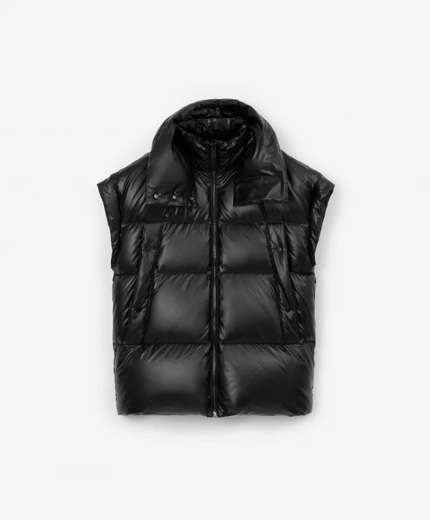 фото Жилет оверсайз черный glvr (l)