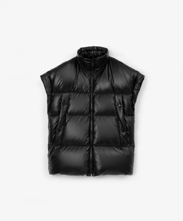 фото Жилет оверсайз черный glvr (l)