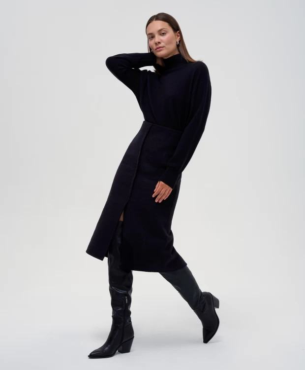 фото Юбка - карандаш черная glvr (xl)