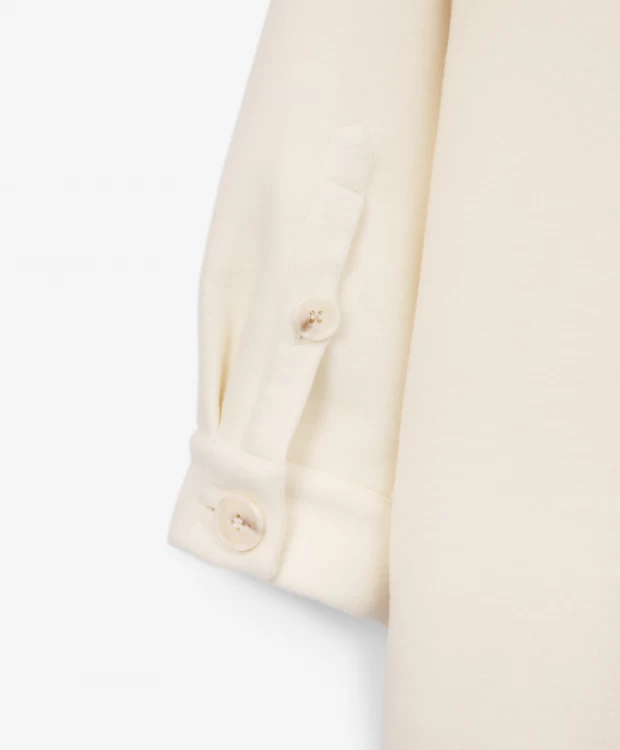 фото Пальто оверсайз молочного цвета glvr (l)