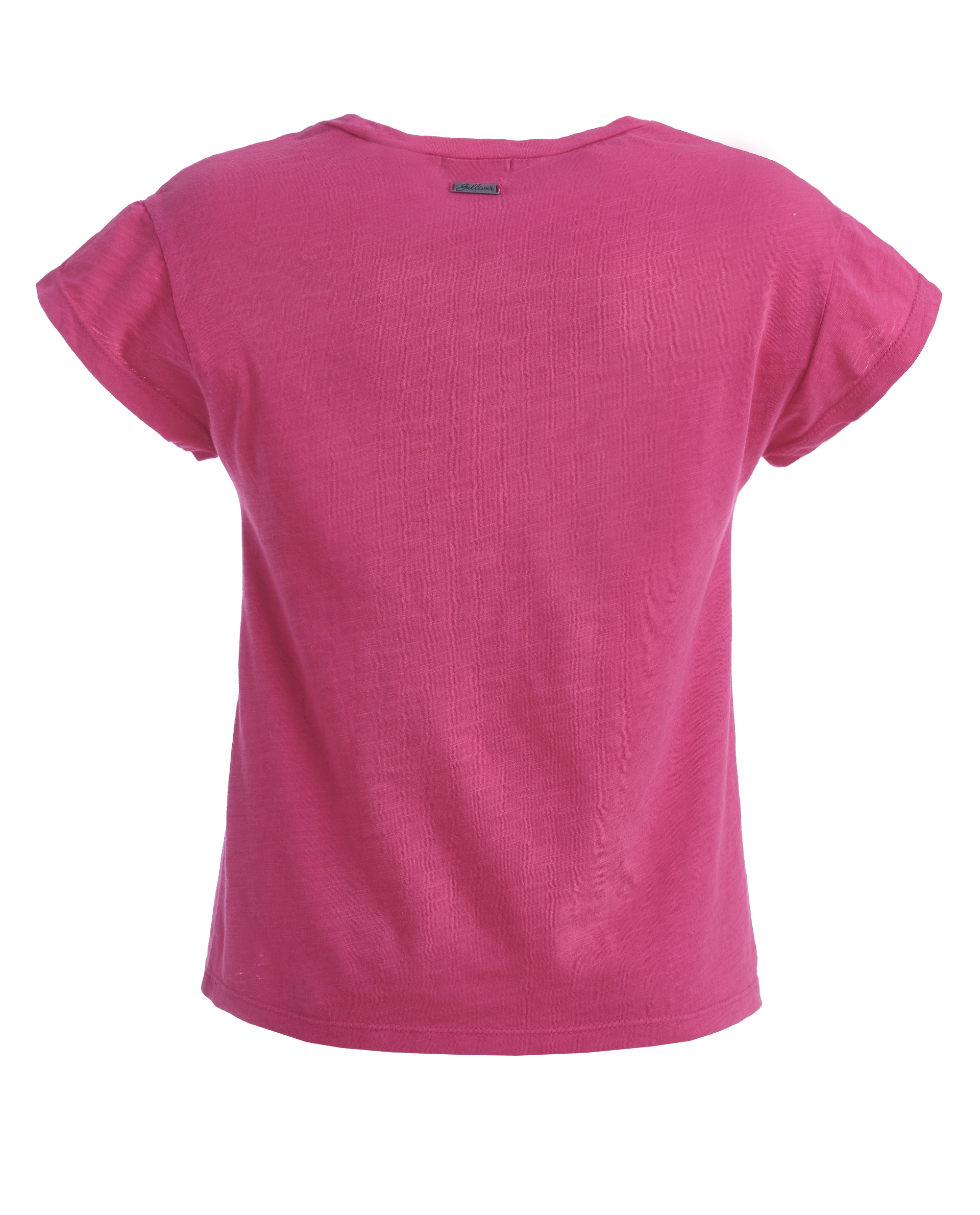 Розовая футболка, декорированная цветами Gulliver 11902GMC1209, размер 98 - фото 3