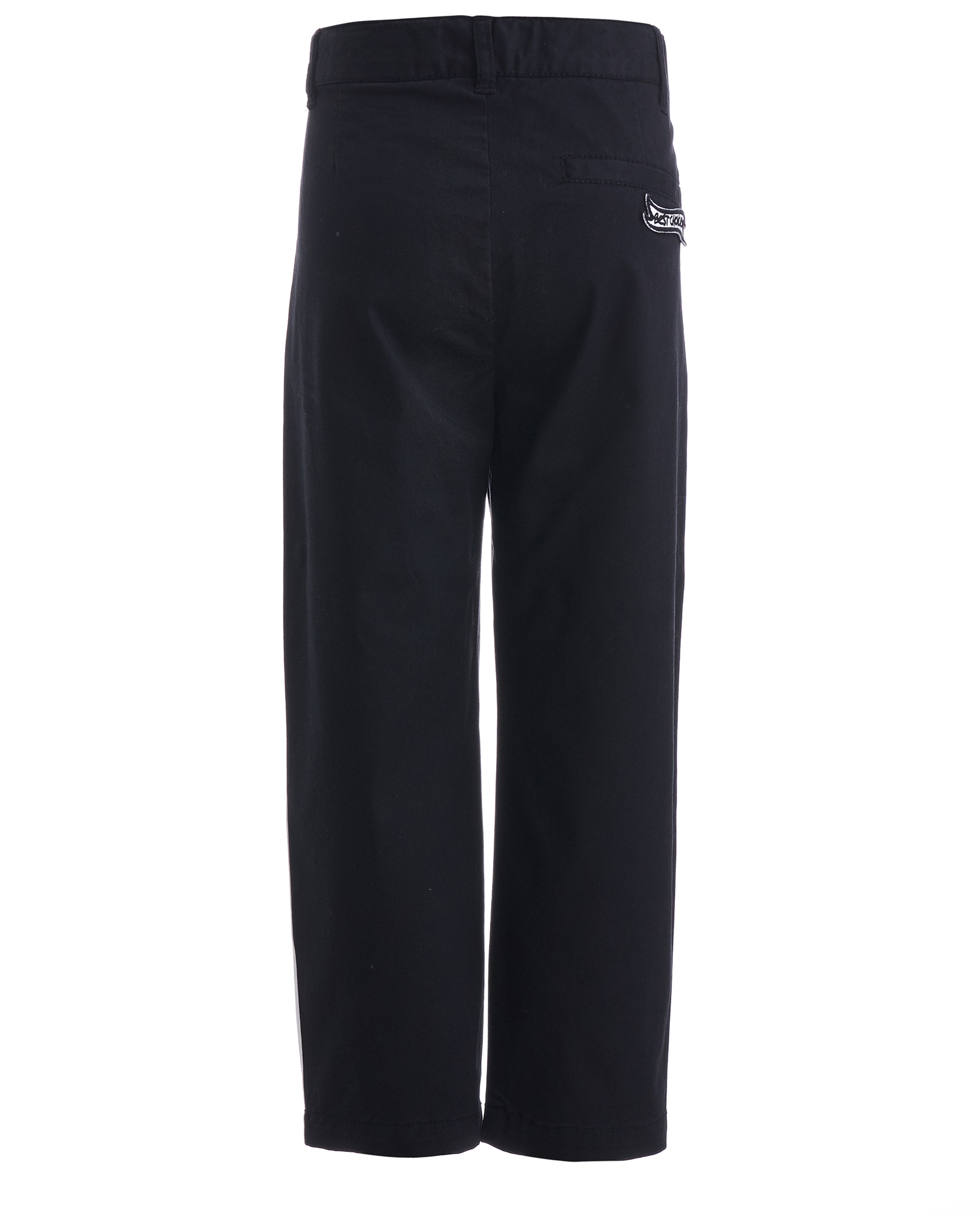 Черные брюки с лампасами Gulliver 11905BMC6301, размер 98, цвет черный - фото 2