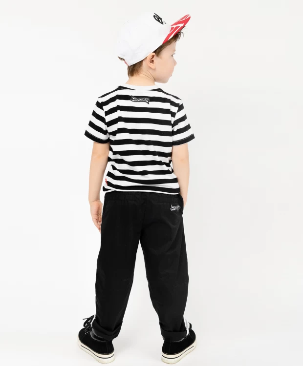 фото Двуцветные брюки на резинке gulliver (110)