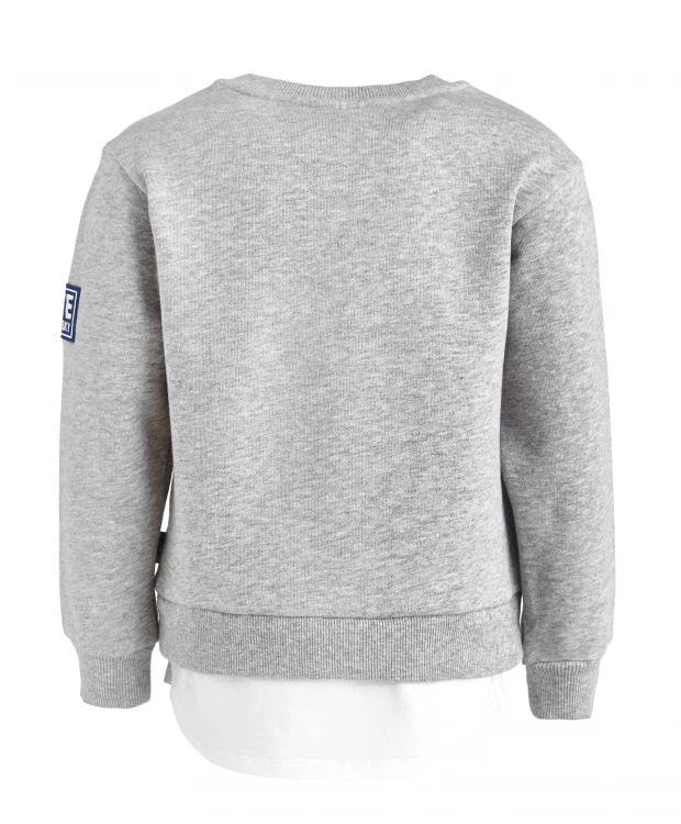 фото Серая толстовка из футера gulliver (116)