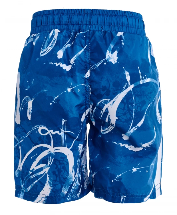 Синие плавательные шорты с орнаментом Gulliver (110-116), размер 110-116, цвет синий Синие плавательные шорты с орнаментом Gulliver (110-116) - фото 2