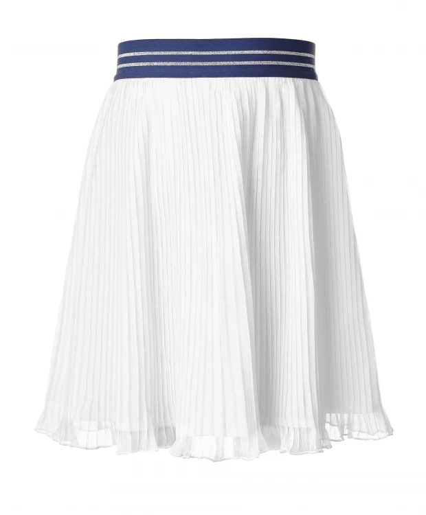 Белая плиссированная юбка Gulliver (152)