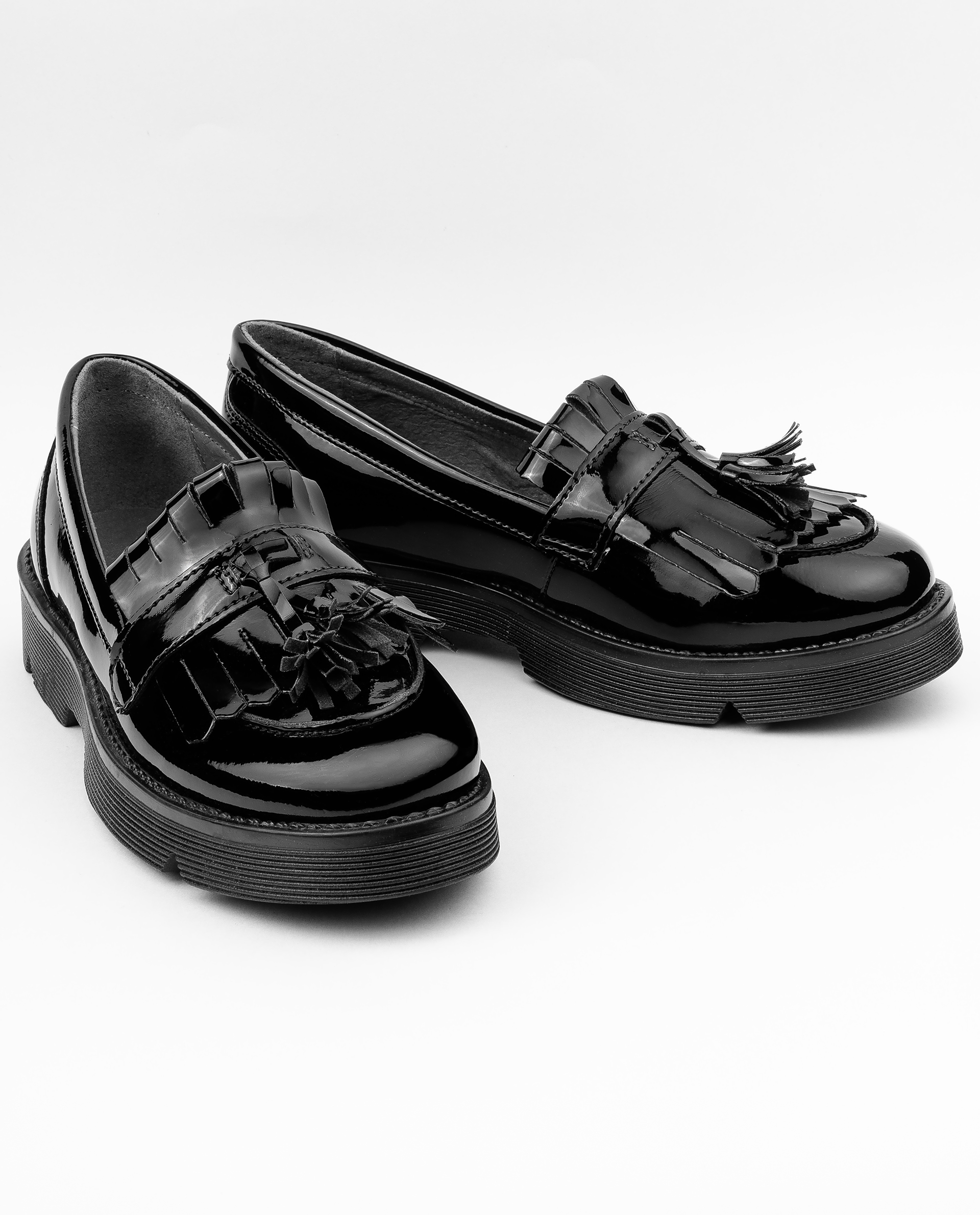 Туфли из лаковой искусственной кожи Gulliver 11908GJS0002, размер 40, цвет черный - фото 1