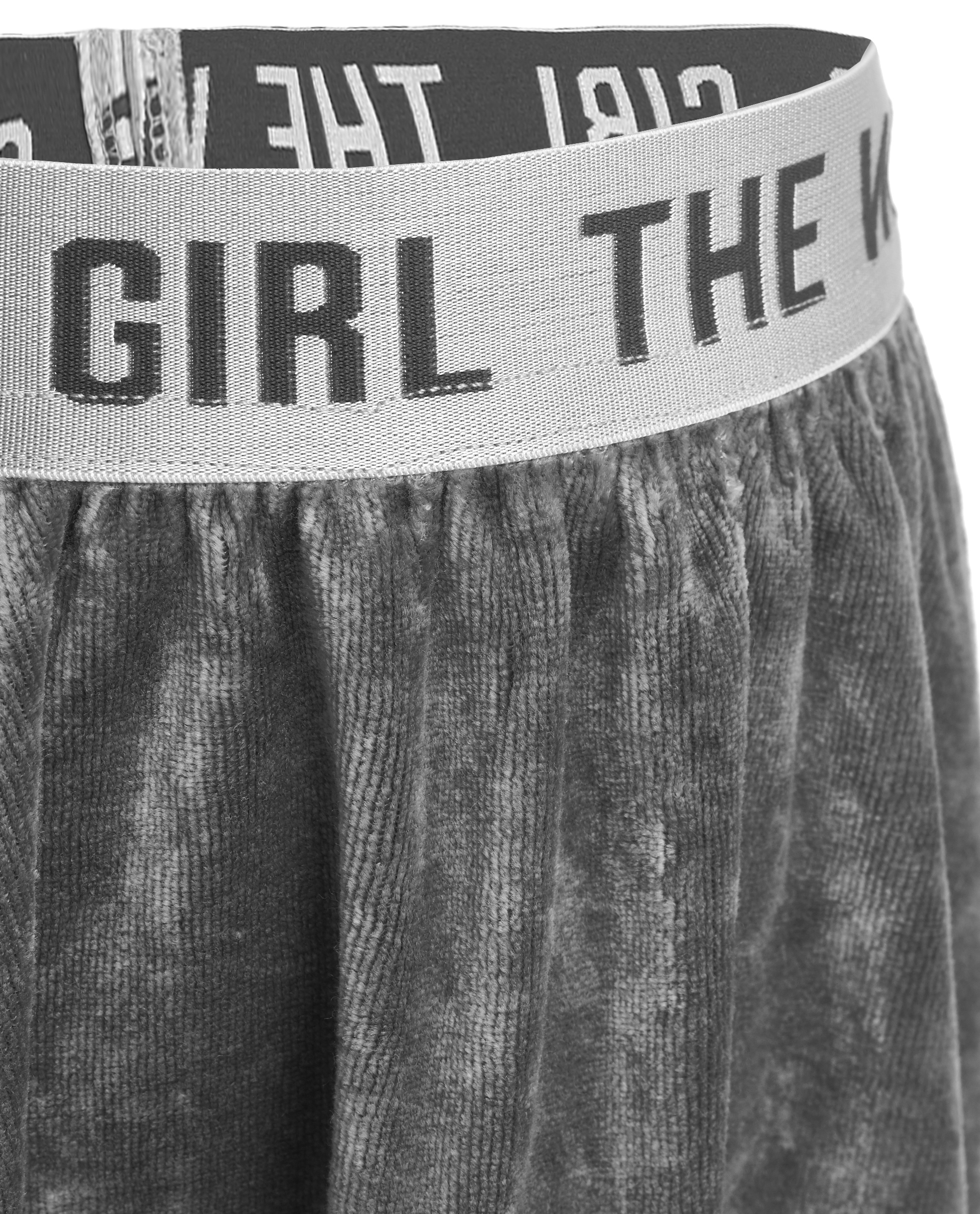 фото Серая велюровая юбка gulliver