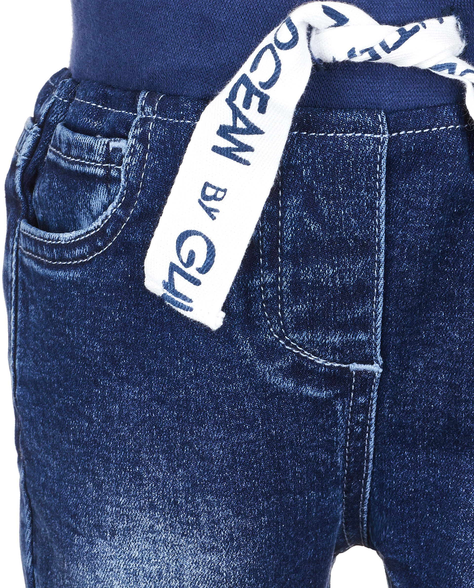 фото Синие джинсы на резинке gulliver gulliver baby