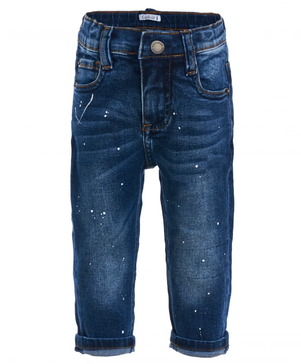 Синие джинсы для мальчика Gulliver (74)