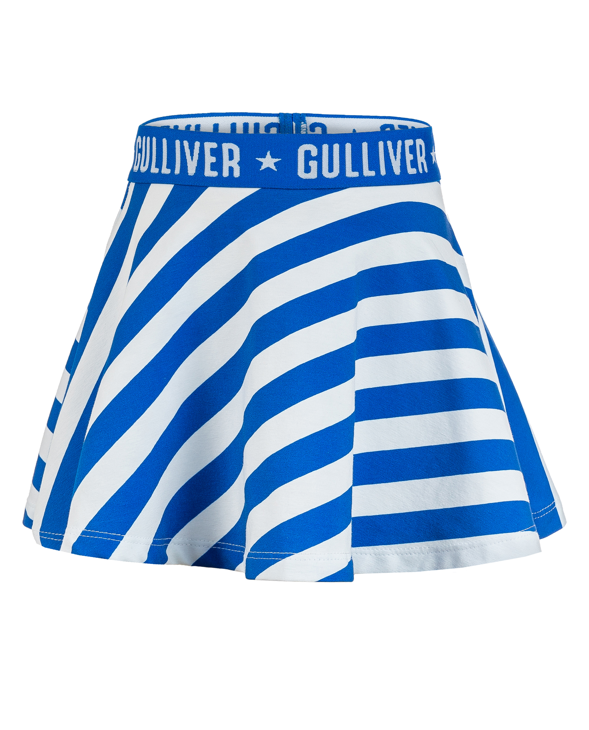 Купить 119FGC5501, Юбка в синюю полоску Gulliver, синий, 104, Женский, ВЕСНА/ЛЕТО 2019 (shop: GulliverMarket Gulliver Market)