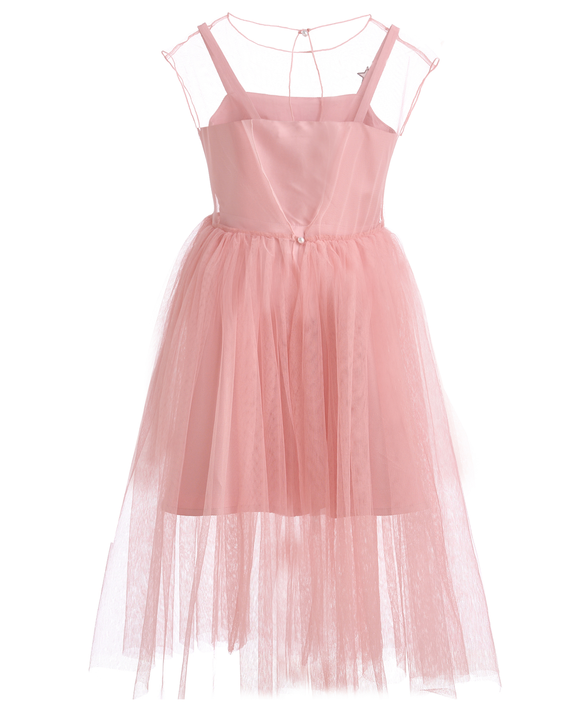 Розовое многослойное платье Gulliver 119GPGJC2901, размер 164, цвет розовый - фото 2