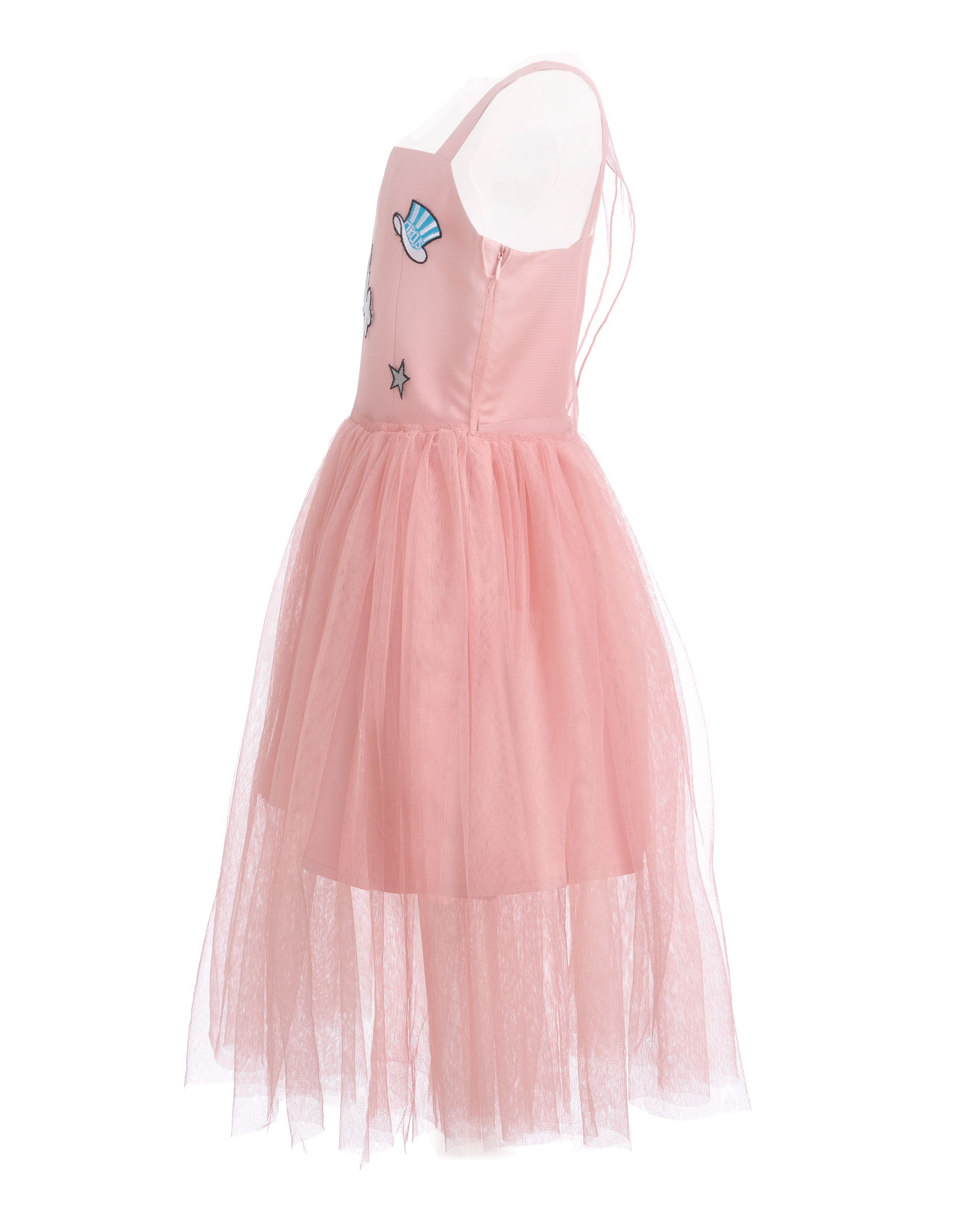 Розовое многослойное платье Gulliver 119GPGJC2901, размер 164, цвет розовый - фото 3