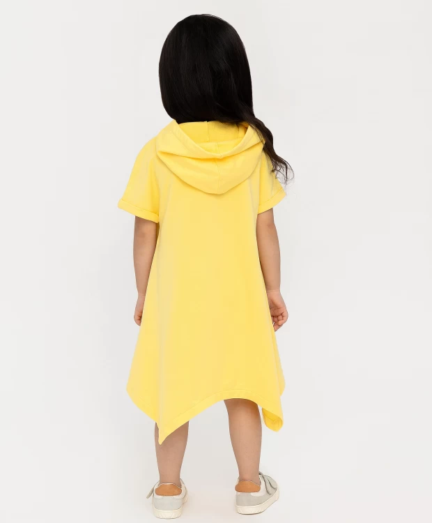 Желтое платье с капюшоном Gulliver