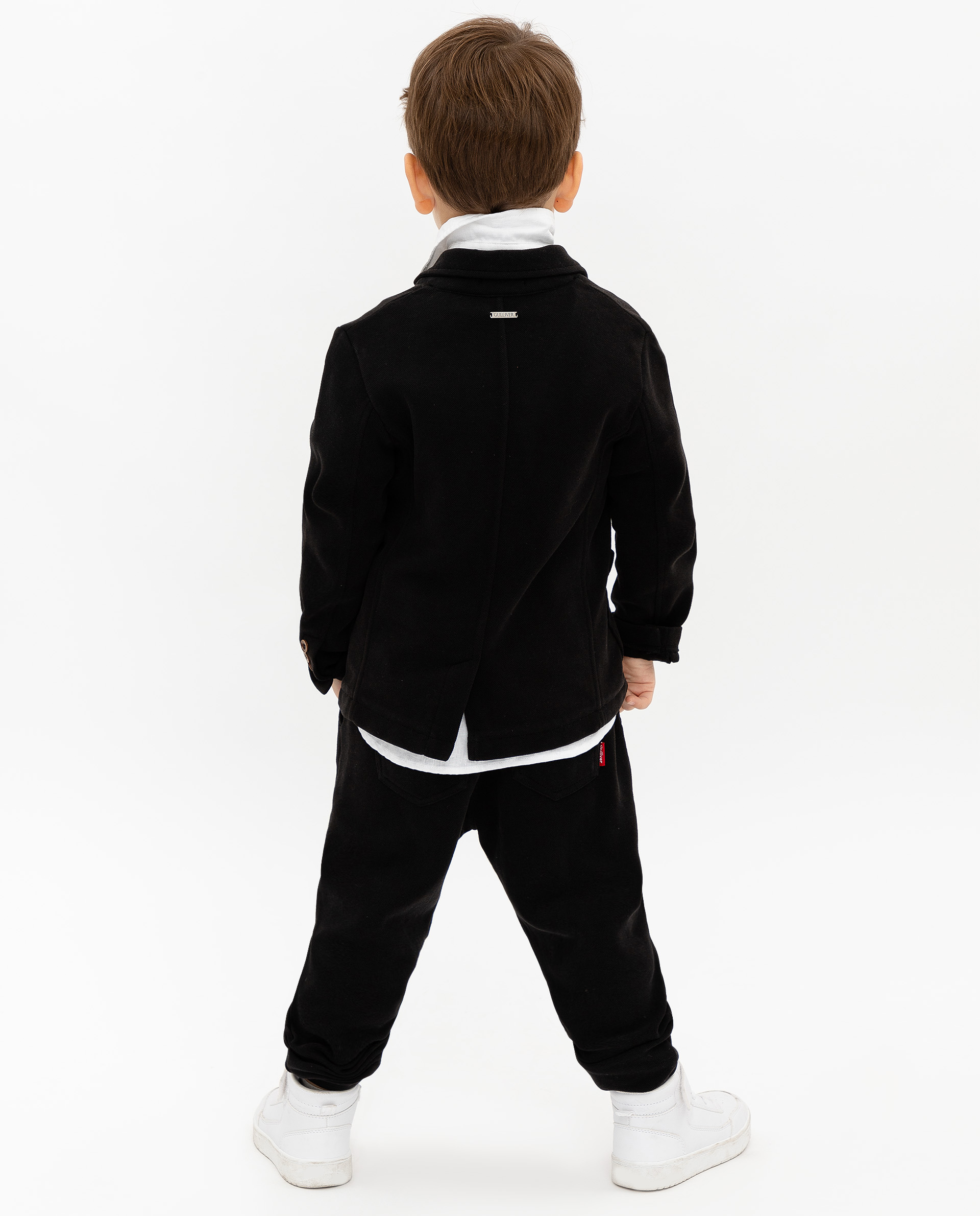 Черный пиджак Gulliver 12005BMC1902, размер 116 - фото 4