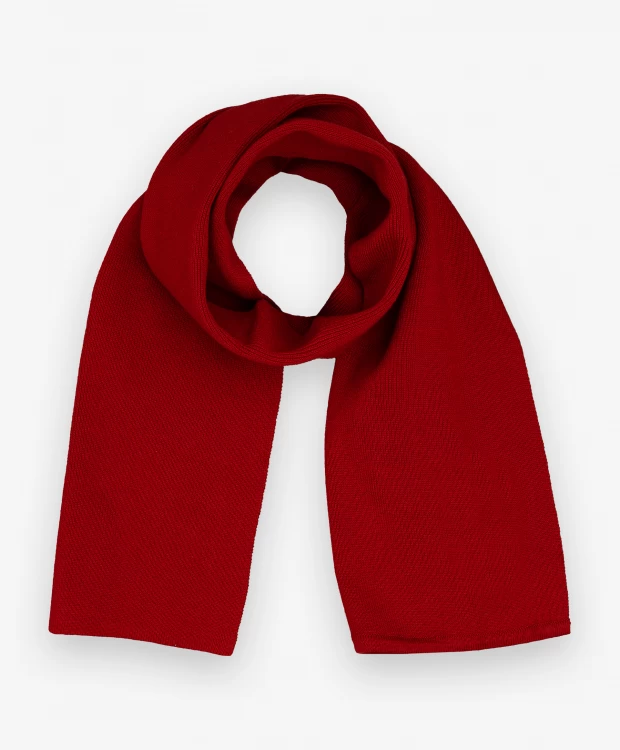 фото Красный вязаный шарф gulliver (без размера)