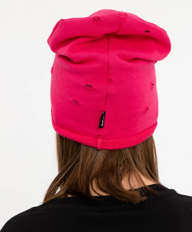 фото Розовая трикотажная шапка gulliver (54)