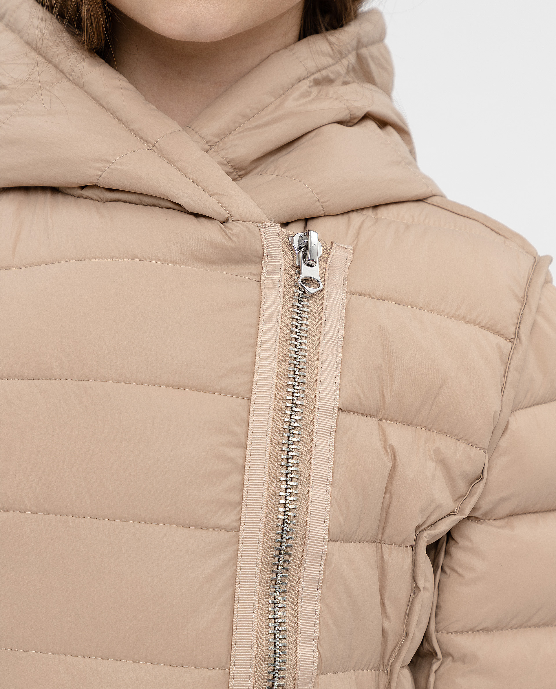 Бежевое демисезонное пальто Gulliver 12008GJC4501, размер 164, цвет бежевый - фото 5