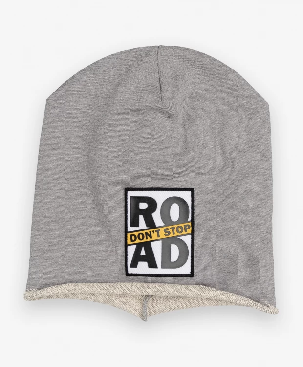 фото Серая трикотажная шапка gulliver (58)