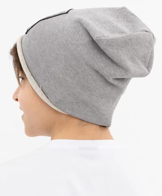 фото Серая трикотажная шапка gulliver (58)