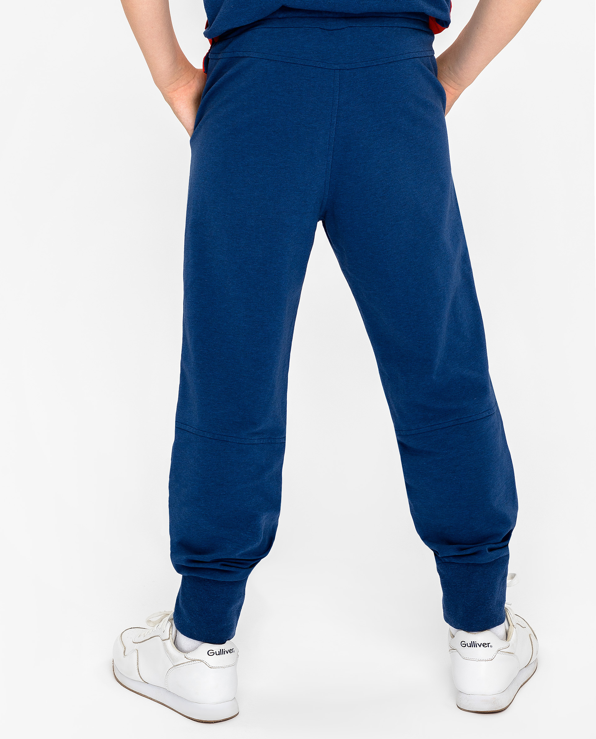 фото Синие брюки с принтом gulliver