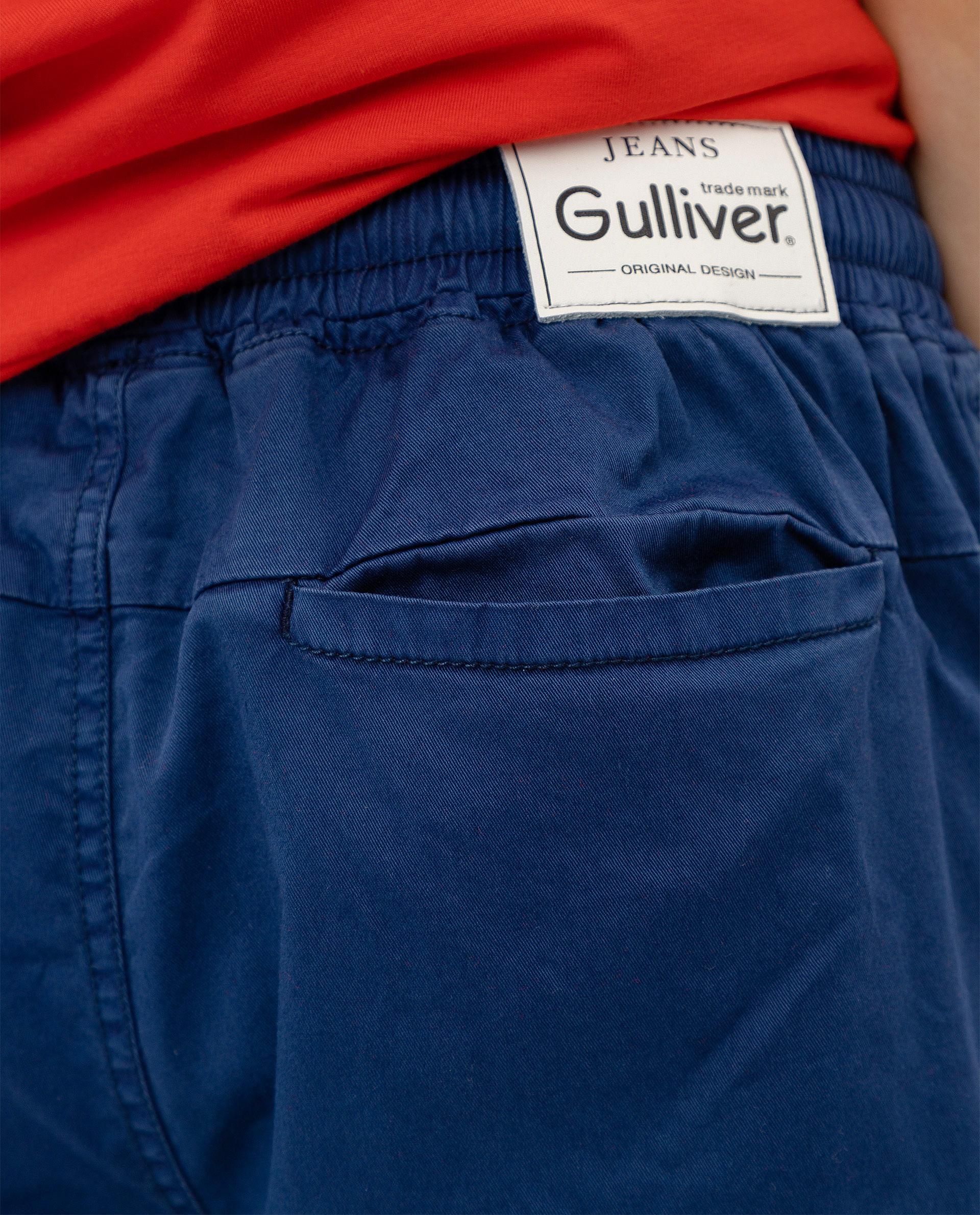 Синие брюки Gulliver 12012BJC6307, размер 158, цвет синий - фото 5