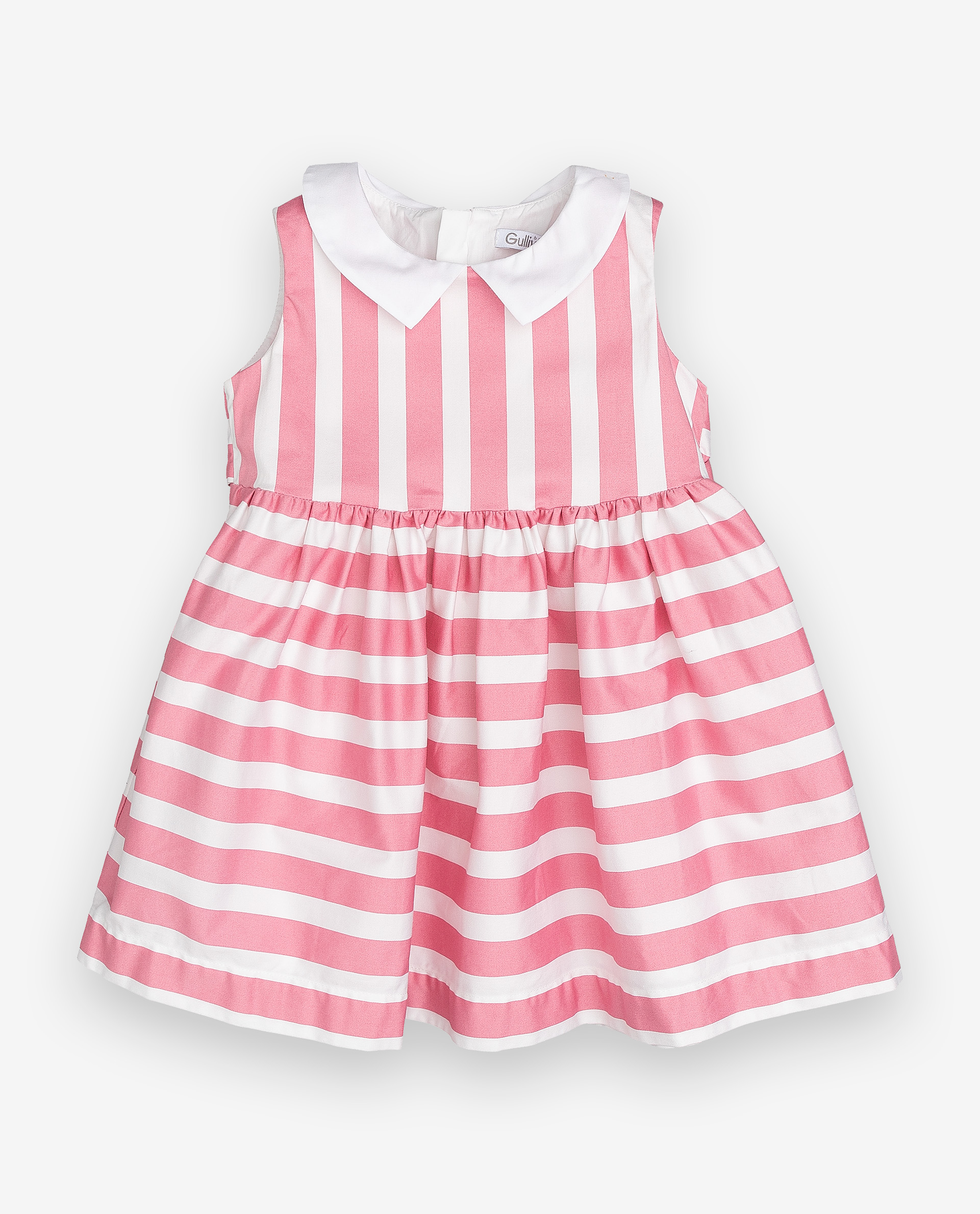 Купить 12031GBC2502, Платье в полоску Gulliver, Gulliver Baby, розовый, 74, Женский, ВЕСНА/ЛЕТО 2020 (shop: GulliverMarket Gulliver Market)