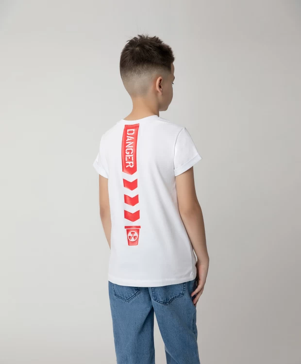 фото Футболка say no to plastic для мальчика gulliver (134)